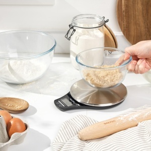 Cantar de bucatarie digital Salter, capacitate 5 kg, platforma din inox, functie de masurare a lichidelor - Img 6
