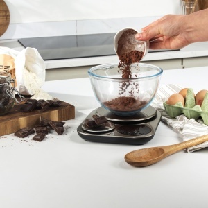 Cantar de Bucatarie Salter Dual Platform, 5kg Capacitate, Display Digital, Inox - Img 6