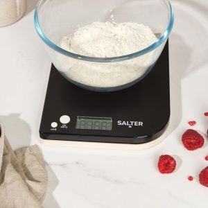Cantar Electronic Salter Leaf, 5 kg, Functii Zuwiege si Nullstells, Negru - Img 4