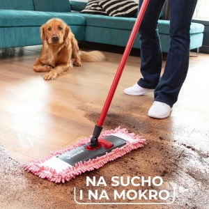 Capac de moper Vileda Pet Pro capac de schimb pentru toate mopperele de podea Wischmat elimina de 3 ori mai mult par de animale de companie 100 microf - Img 4