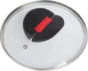 Capac din sticla BALLARINI 1006404 Click Cook, 24 cm, cu manere pliabile, Made in Italy - Img 3