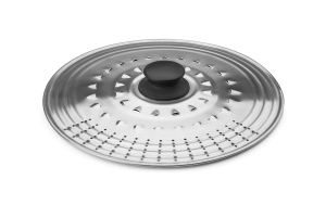 Capac inox multiusos Ibili 714237, 30-32-34-36 cm, argintie