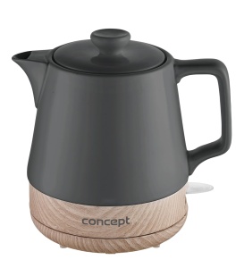 Capac pentru oala CONCEPT Hausgerate RK0062, Diametru 97mm, Ceramica, Gri