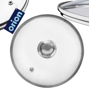 Capac pentru oale si tigai Orion Group, 22 cm, din sticla rezistenta la caldura - Img 3