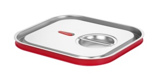 Capac pentru recipiente HENDI GN 23, 354x325mm, cu margine din silicon