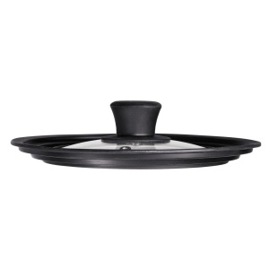 Capac universal Xavax inel din silicon pentru oale si tigai cu diametrul de 24 26 si 28 cm orificiu de abur design cu margine in trepte sticla poate f - Img 7