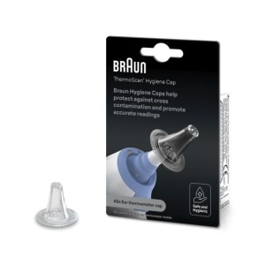 Capace de igiena Braun ThermoScan | 40 bucati | Compatibil cu termometrele pentru urechi Braun ThermoScan | LF40
