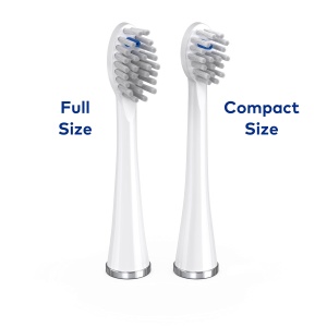 Capete de perie Waterpik Sonic Fusion, capete de schimb Sonic Fusion Periuta de dinti electrica cu irigator oral incorporat, pachet de 2 (SFRB-2EW) - Img 5