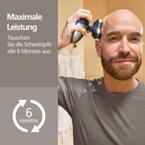 Capete de ras Philips HS74015 ComfortCut Set 4 buc Compatibile cu Head Shaver Pro HS5980HS7980HS9980 - Img 6