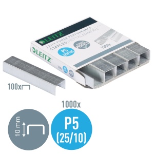 Capsatoare Leitz Power Performance P5, 2510, 20 x 1000 bucati, verzicate - Img 2