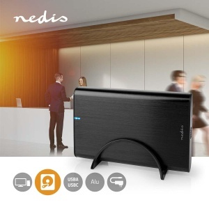 Carcasa externa pentru hard disk Nedis 3.5 USB 3.2 Gen1, Aluminium - Img 2