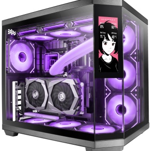 Carcasa Gaming ATX Mars Gaming MC-3TCORELCD, 7.2 Display IPS, Negru
