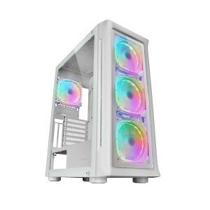 Carcasa Gaming Mars Gaming MC-NEO, XXL E-ATX, Geam Temperat, 4 Ventilatoare ARGB