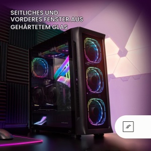 Carcasa Gaming Mars Gaming MC-NEO, XXL E-ATX, Geam Temperat, 4 Ventilatoare ARGB - Img 4