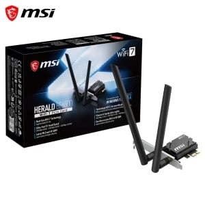 Card PCIe WiFi 7 Herald BE6500, Tri-Band, 2882 Mbps, Bluetooth 5.4 - Img 7