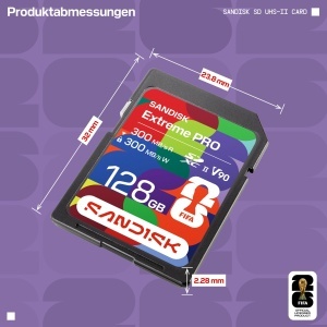 Card SD SanDisk FIFA World Cup 2026, 128 GB, viteza 300 MBs - Img 3