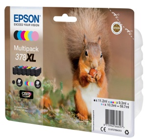 Cartus Tinta Epson 378XL Original, Multipack 6 Culori, Compatibil XP-8500XP-8600XP-8605 - Img 2
