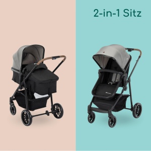 Carucior 3 in 1 Bebeconfort Haze Trio Lux, 0-4 ani, Culoare Gri - Img 4