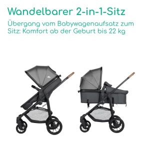 Carucior 3-in-1 Bebeconfort Haze Trio, max. 22 kg, i-Size, culoare Tinted Stone - Img 6