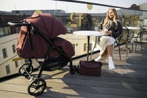 Carucior copii MoMi CLARA pliabil 22 kg 5 puncte siguranta accesorii incluse - Img 16