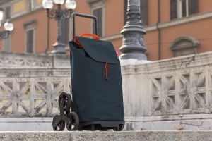 Carucior de cumparaturi Gimi Tris, 52 litri, 30 kg, culoare antracit - Img 2
