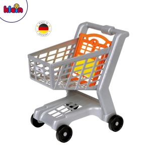 Carucior de cumparaturi Theo Klein cu loc pentru papusi, 42 cm - Img 5