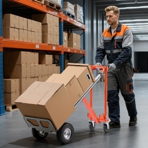 Carucior de transport VEVOR 4-in-1, 453,6 kg capacitate, din aluminiu - Img 8