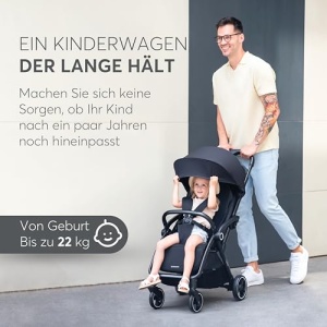 Carucior KikkaBoo CIELA Negru Pliere Automata Usor si Compact - Img 10