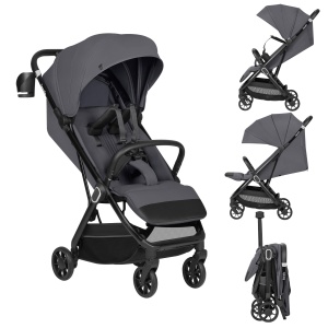 Carucior Lionelo Bess 22 kg Pliere cu o Mana Rotile PU 360deg