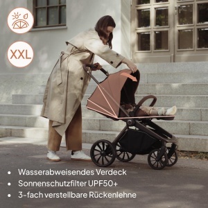 Carucior Lionelo Mika Plus pentru copii 6-48 luni, capacitate 22 kg, pliabil - Img 3