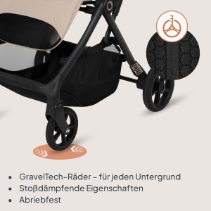 Carucior Lionelo Tansi pentru calatorii, 22 kg, compact, cu sistem de pliere - Img 2