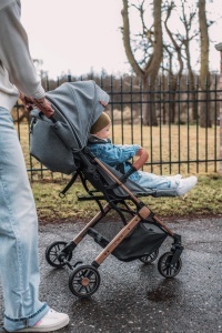 Carucior MoMi ESTELLE, pliabil, pentru copii pana la 15kg, cu functie de inclinare - Img 8