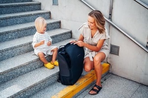 Carucior MoMi GRACE ultracompact pliabil cu rucsac inclus pentru copii 6 luni - Img 13