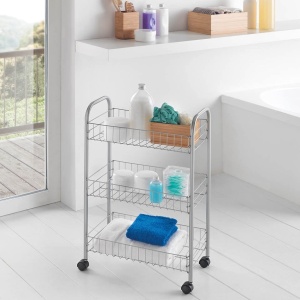 Carucior multifunctional Metaltex 3 etaje, inox, 41 x 23 x 63 cm - Img 5