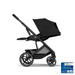 Carucior pentru copii CYBEX Balios S Lux cu landou pliabil, Negru - Img 2
