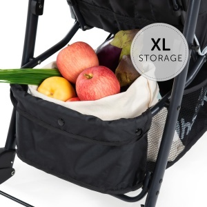 Carucior pentru copii hauck Shopper Neo II, Negru-Gri, cu pozitie de culcare, 22 kg - Img 6