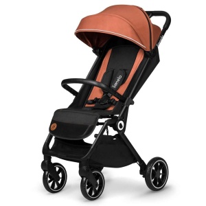 Carucior pentru copii LIONELO Cleo, pliabil, 22 kg, roti mari, 8.2 kg - Img 4