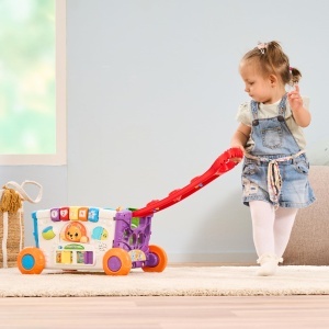 Carucior pentru copii VTech Baby Mein erster Bollerwagen cu muzica - Img 5