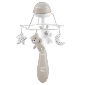 Carusel muzical Chicco First Dreams 3in1 cu proiectie curcubeu si jucarii detasabile