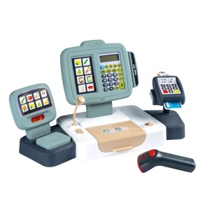 Casa de marcat electronica Smoby XL cu calculator, scanner si 30 accesorii