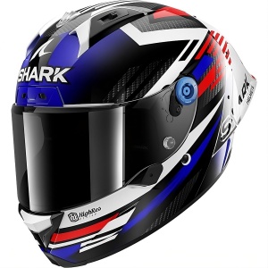 Casca Moto SHARK AERON GP FIM FIRSTLAP Carbon Albastru Rosu, XL