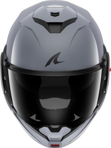 Casca moto SHARK OXO Dark Shadow Gun Silver S05, S, cu viziera anti-zgarieturi - Img 6