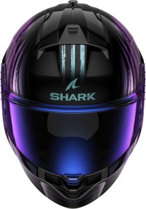 Casca moto SHARK RIDILL 2 ASSYA NegruAlbastruViolet, S - Img 3