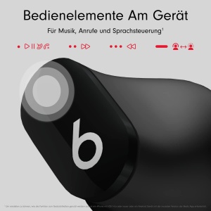 Casti audio Beats Studio Buds, Bluetooth, Noise-Cancelling, Negru - Img 6