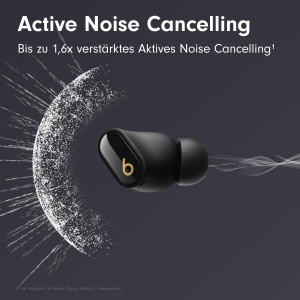 Casti audio Beats Studio Buds , Noise Cancelling, Bluetooth, NegruGold - Img 2