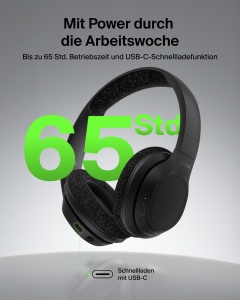 Casti audio Belkin SoundForm Adapt, wireless, cu microfon, negru - Img 3