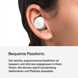 Casti audio Belkin SoundForm Bolt, wireless, 28 ore autonomie, IPX4 - Img 6