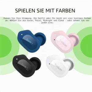 Casti audio Belkin SOUNDFORM Play, True Wireless, IPX5, 38 ore autonomie, Alb - Img 8