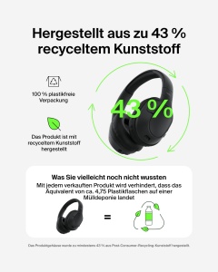 Casti audio Belkin SoundForm Surround, Noise Cancelling, 60 ore, Negru - Img 8