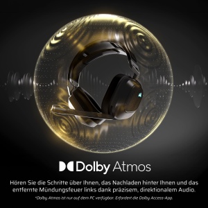 Casti audio Corsair HS80 v2 MAX Wireless Microfon de calitate, Dolby Atmos, 65 ore autonomie - Img 7
